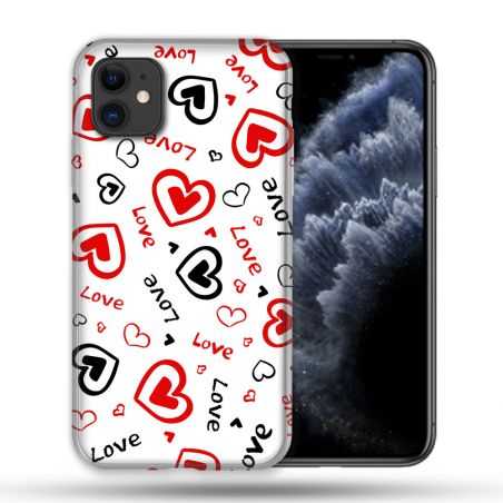 Coque Compatible Magsafe Pour Apple Iphone 11 (6,1) Amour Love