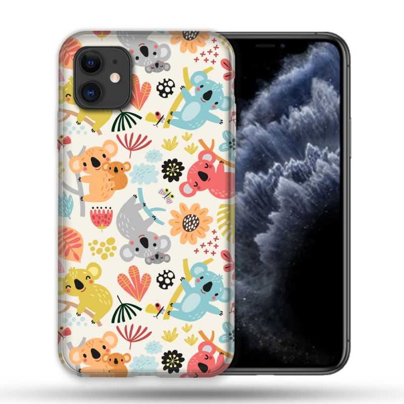 Coque Compatible Magsafe Pour Apple Iphone 11 (6,1) Animal Koala Pattern