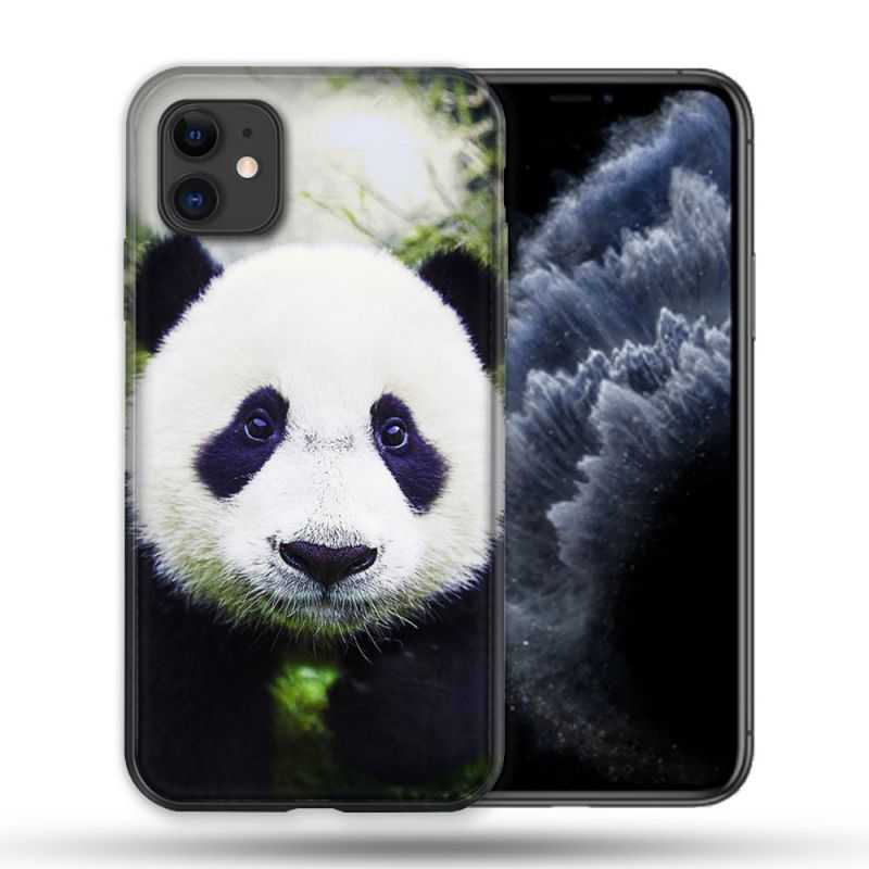 Coque Compatible Magsafe Pour Apple Iphone 11 (6,1) Animal Panda Color