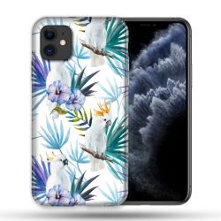 Coque Compatible Magsafe Pour Apple Iphone 11 (6,1) Animal Perroquet Peinture