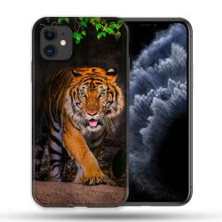 Coque Compatible Magsafe Pour Apple Iphone 11 (6,1) Animal Tigre Jungle