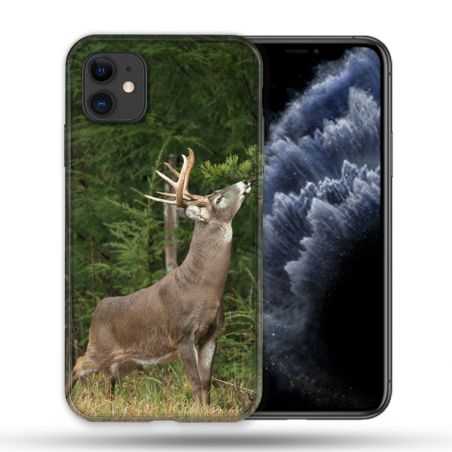 Coque Compatible Magsafe Pour Apple Iphone 11 (6,1) Chasse Cerf