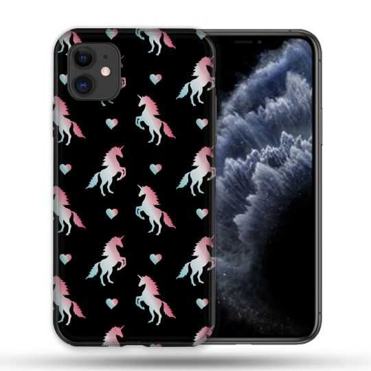 Coque Compatible Magsafe Pour Apple Iphone 11 (6,1) Fantastique Licorne Pattern