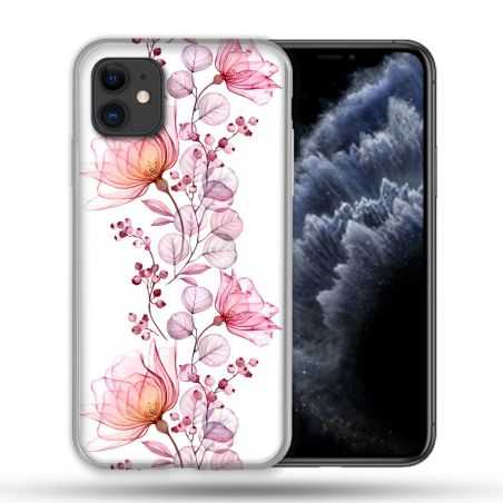 Coque Compatible Magsafe Pour Apple Iphone 11 (6,1) Fleur Eclosion