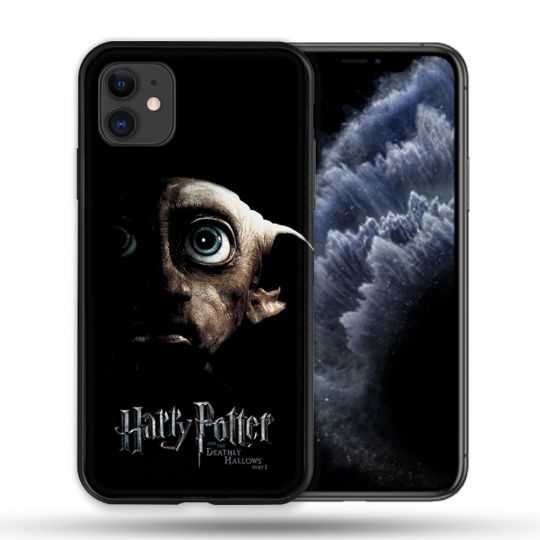 Coque Compatible Magsafe Pour Apple Iphone 11 (6,1) Harry Potter Hollows Dobby