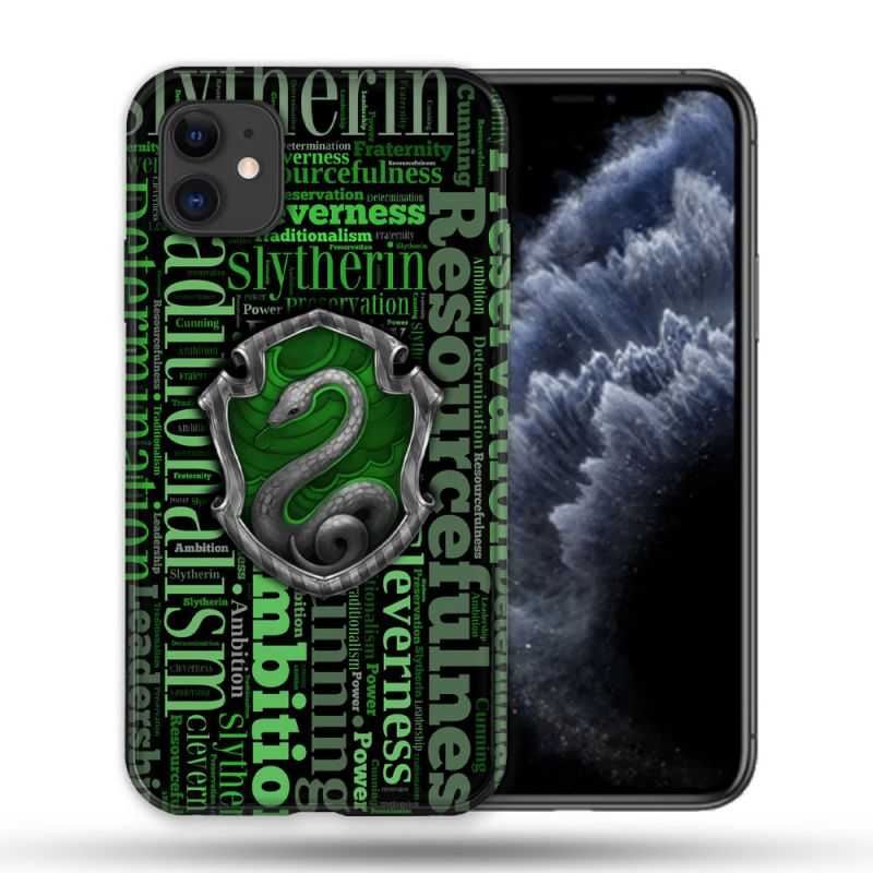 Coque Compatible Magsafe Pour Apple Iphone 11 (6,1) Harry Potter Serpentar