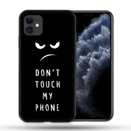 Coque Compatible Magsafe Pour Apple Iphone 11 (6,1) Humour Don't Touch