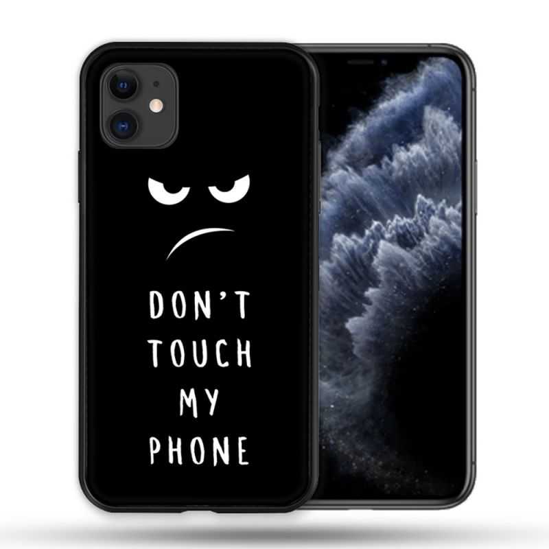 Coque Compatible Magsafe Pour Apple Iphone 11 (6,1) Humour Don't Touch