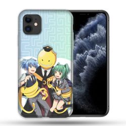 Coque Compatible Magsafe Pour Apple Iphone 11 (6,1) Manga Assassination Classroom Kuro Trio