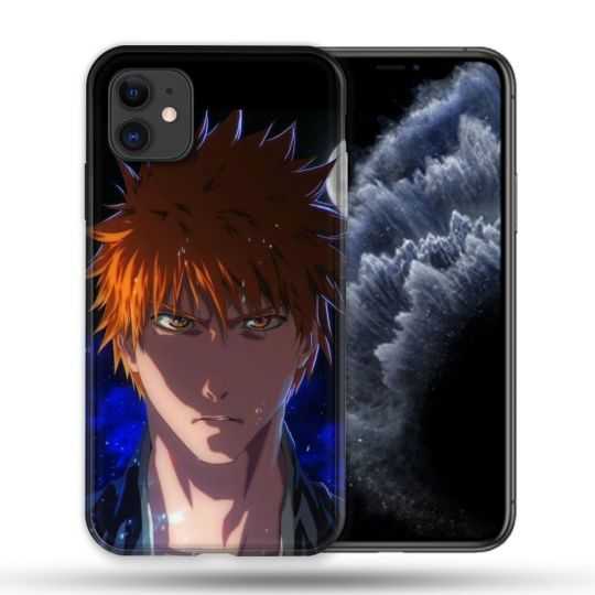 Coque Compatible Magsafe Pour Apple Iphone 11 (6,1) Manga Bleach Ichigo