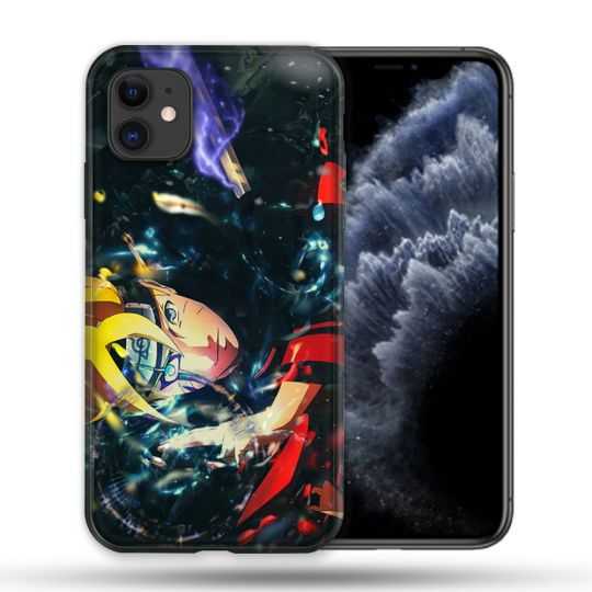 Coque Compatible Magsafe Pour Apple Iphone 11 (6,1) Manga Boruto Eclair