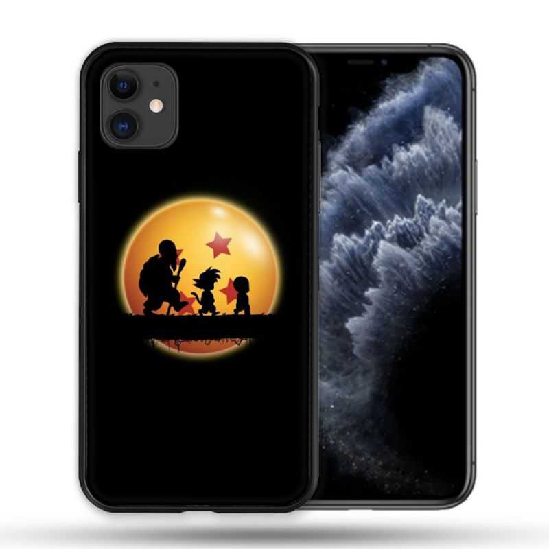 Coque Compatible Magsafe Pour Apple Iphone 11 (6,1) Manga Dragon Ball Vintage