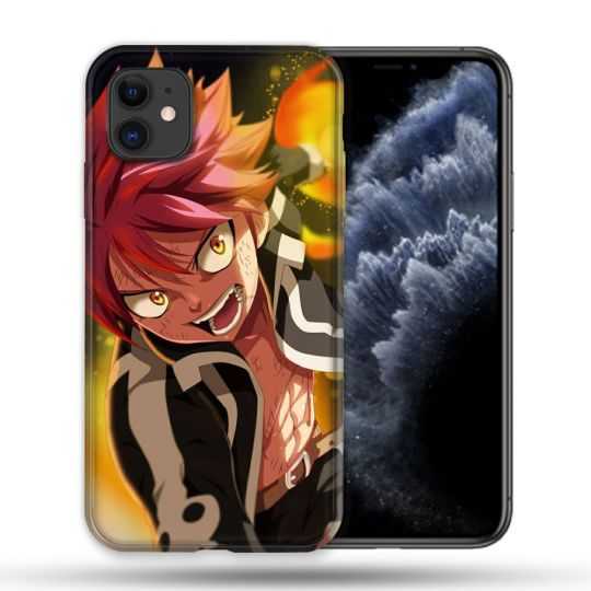 Coque Compatible Magsafe Pour Apple Iphone 11 (6,1) Manga Fairy Tail Natsu
