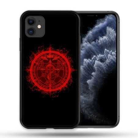 Coque Compatible Magsafe Pour Apple Iphone 11 (6,1) Manga Fullmetal Alchemist Logo