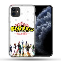 Coque Compatible Magsafe Pour Apple Iphone 11 (6,1) Manga My Hero Academia Blanc