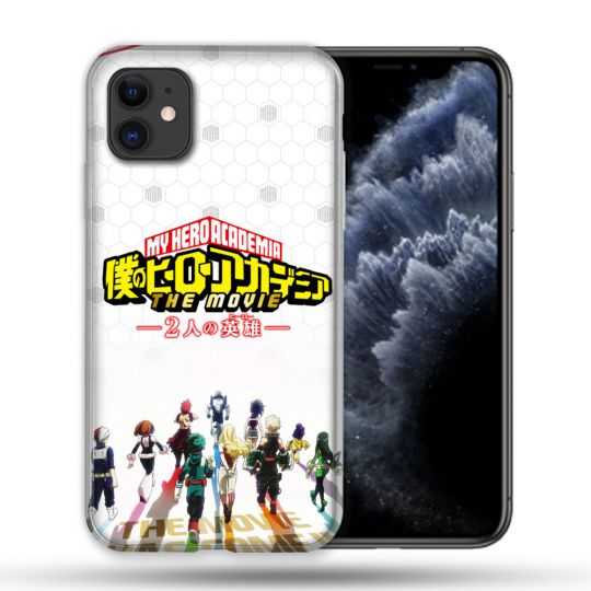 Coque Compatible Magsafe Pour Apple Iphone 11 (6,1) Manga My Hero Academia Blanc