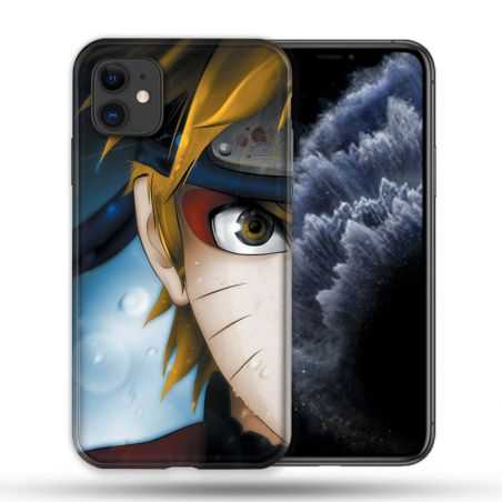 Coque Compatible Magsafe Pour Apple Iphone 11 (6,1) Manga Naruto Blanc