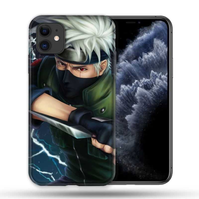 Coque Compatible Magsafe Pour Apple Iphone 11 (6,1) Manga Naruto Kakashi
