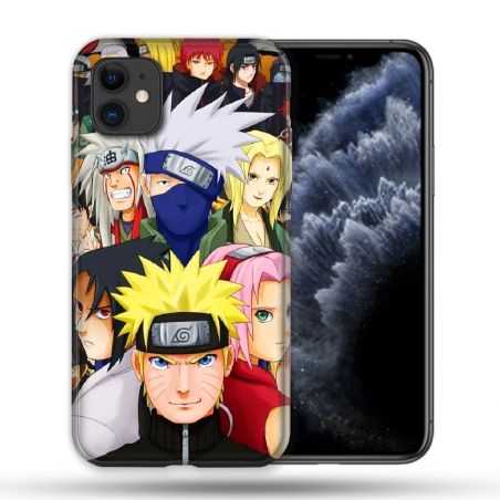 Coque Compatible Magsafe Pour Apple Iphone 11 (6,1) Manga Naruto Team