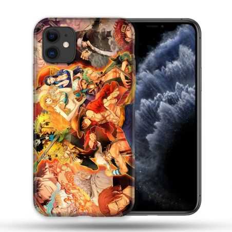 Coque Compatible Magsafe Pour Apple Iphone 11 (6,1) Manga One Piece Nakama