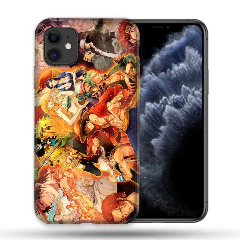 Coque Compatible Magsafe Pour Apple Iphone 11 (6,1) Manga One Piece Nakama