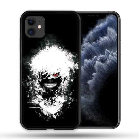 Coque Compatible Magsafe Pour Apple Iphone 11 (6,1) Manga Tokyo Ghoul Kaneki Tag