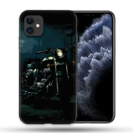 Coque Compatible Magsafe Pour Apple Iphone 11 (6,1) Moto Harley Vintage