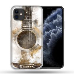 Coque Compatible Magsafe Pour Apple Iphone 11 (6,1) Musique Guitare Tag