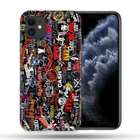 Coque Compatible Magsafe Pour Apple Iphone 11 (6,1) Musique Rock Groupe