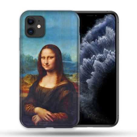 Coque Compatible Magsafe Pour Apple Iphone 11 (6,1) Peinture Joconde