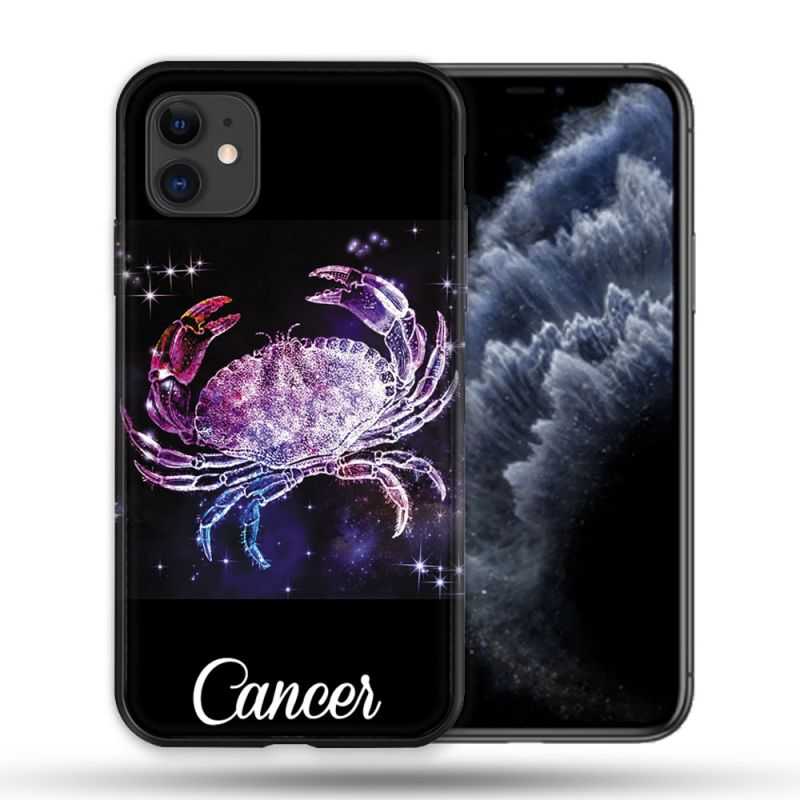 Coque Compatible Magsafe Pour Apple Iphone 11 (6,1) Signe Zodiaque 2 Cancer