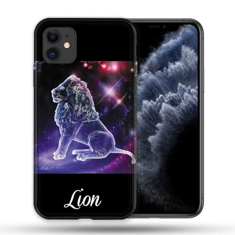 Coque Compatible Magsafe Pour Apple Iphone 11 (6,1) Signe Zodiaque 2 Lion