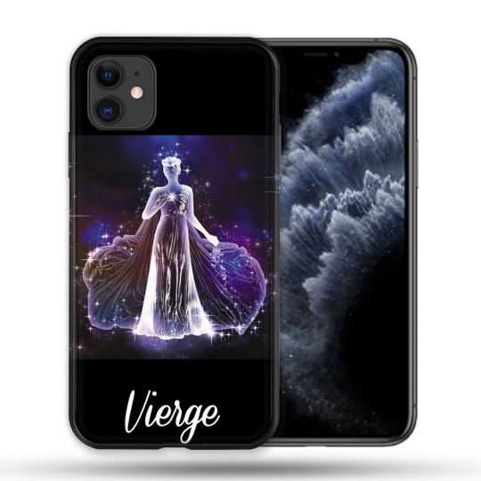 Coque Compatible Magsafe Pour Apple Iphone 11 (6,1) Signe Zodiaque 2 Vierge