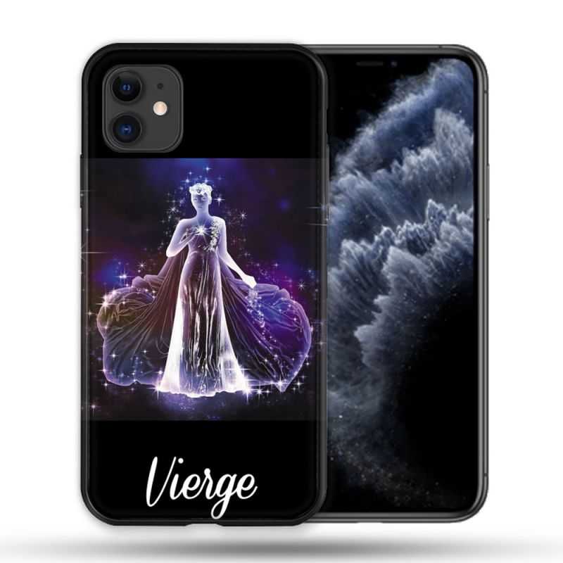 Coque Compatible Magsafe Pour Apple Iphone 11 (6,1) Signe Zodiaque 2 Vierge