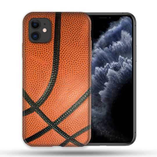 Coque Compatible Magsafe Pour Apple Iphone 11 (6,1) Sport Ballon Basket