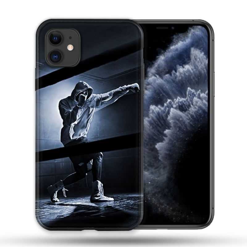 Coque Compatible Magsafe Pour Apple Iphone 11 (6,1) Sport Boxe Poing