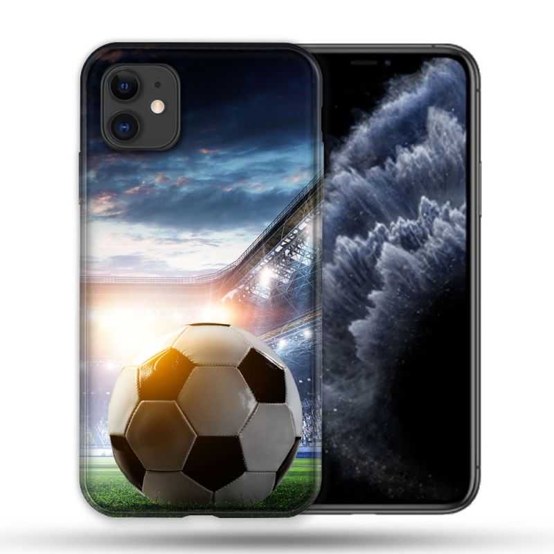 Coque Compatible Magsafe Pour Apple Iphone 11 (6,1) Sport Football Stade