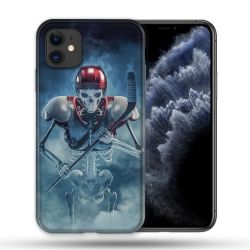 Coque Compatible Magsafe Pour Apple Iphone 11 (6,1) Sport Hockey Squelette