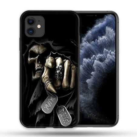 Coque Compatible Magsafe Pour Apple Iphone 11 (6,1) Tete de Mort Your Next