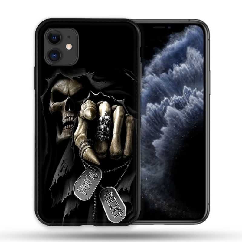 Coque Compatible Magsafe Pour Apple Iphone 11 (6,1) Tete de Mort Your Next
