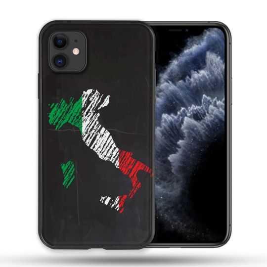 Coque Compatible Magsafe Pour Apple Iphone 11 (6,1) Voyage Italie Botte