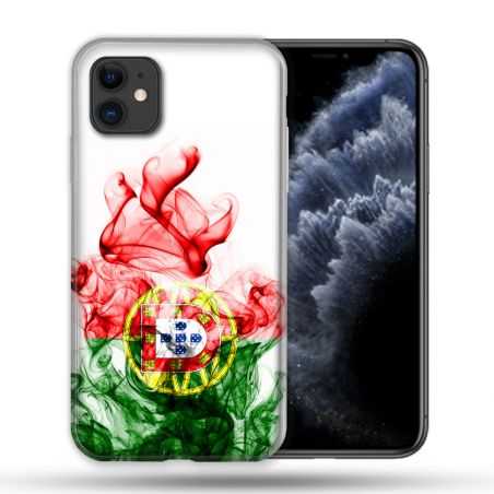 Coque Compatible Magsafe Pour Apple Iphone 11 (6,1) Voyage Portugal Flamme