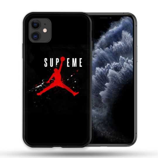 Coque Compatible Magsafe Pour Apple Iphone 11 (6,1) Jordan Supreme Noir