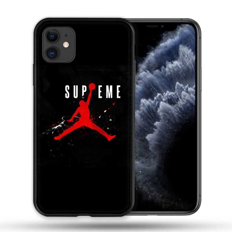 Coque Compatible Magsafe Pour Apple Iphone 11 (6,1) Jordan Supreme Noir