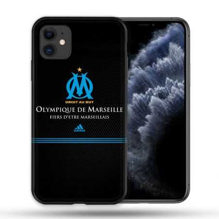 Coque Compatible Magsafe Pour Apple Iphone 11 (6,1) Olympique Marseille OM Fier etre Marseillais