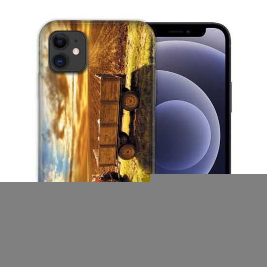 Coque Compatible Magsafe Pour Apple Iphone 12 / 12 Pro Agriculture Tracteur Color