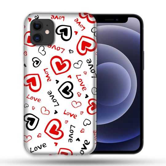 Coque Compatible Magsafe Pour Apple Iphone 12 / 12 Pro Amour Love