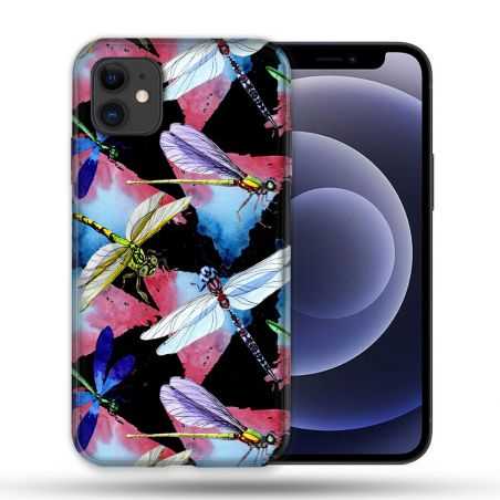 Coque Compatible Magsafe Pour Apple Iphone 12 / 12 Pro Animal Libellule