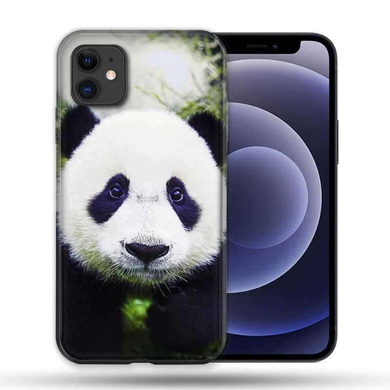 Coque Compatible Magsafe Pour Apple Iphone 12 / 12 Pro Animal Panda Color