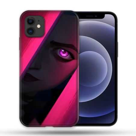 Coque Compatible Magsafe Pour Apple Iphone 12 / 12 Pro Arcane Jynx Rose